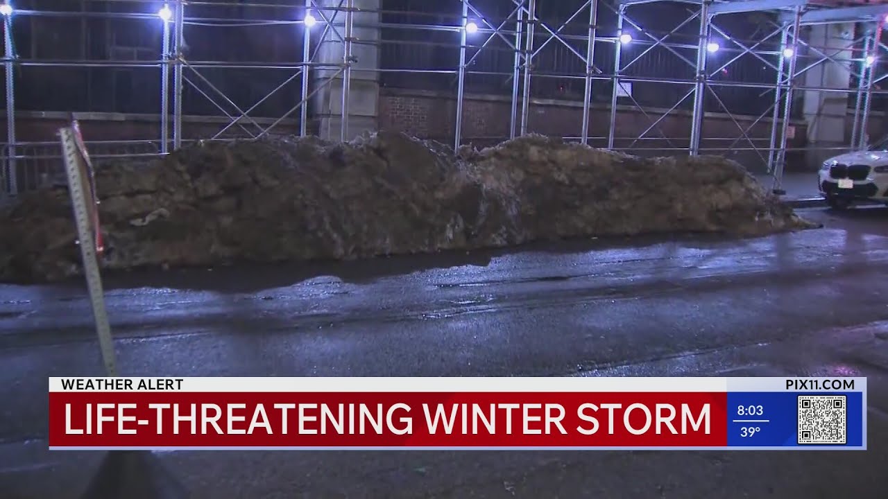 NYC preps for life-threatening blizzard this weekend