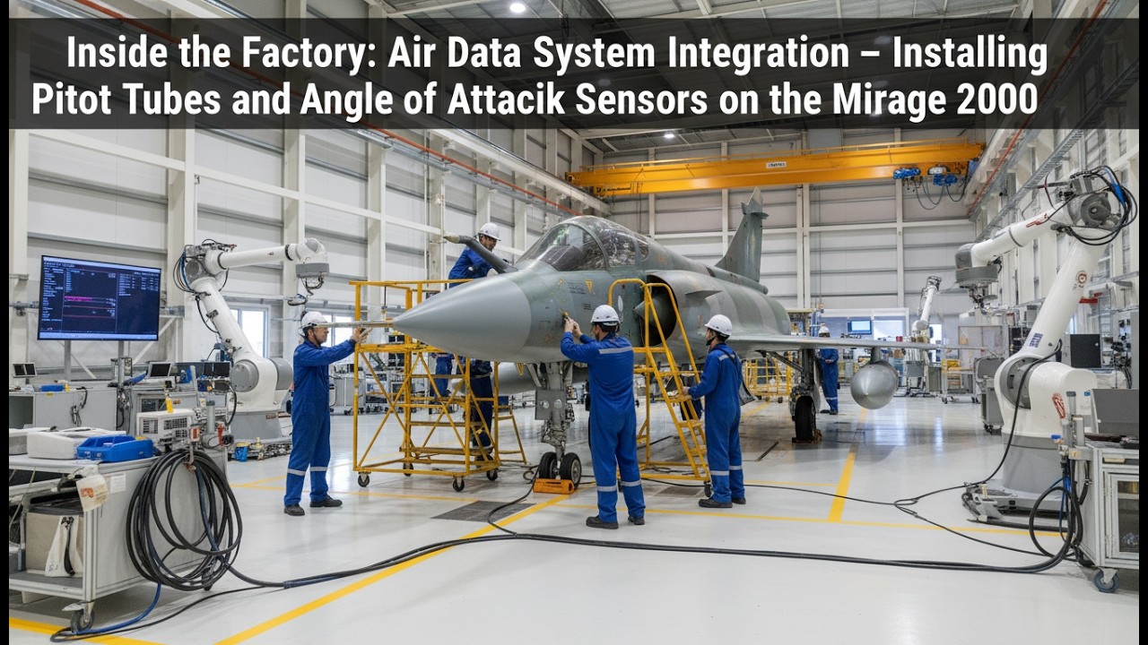 Inside the Factory: Installing Air Data Systems and Pitot Tubes on the Mirage 2000 Fighter