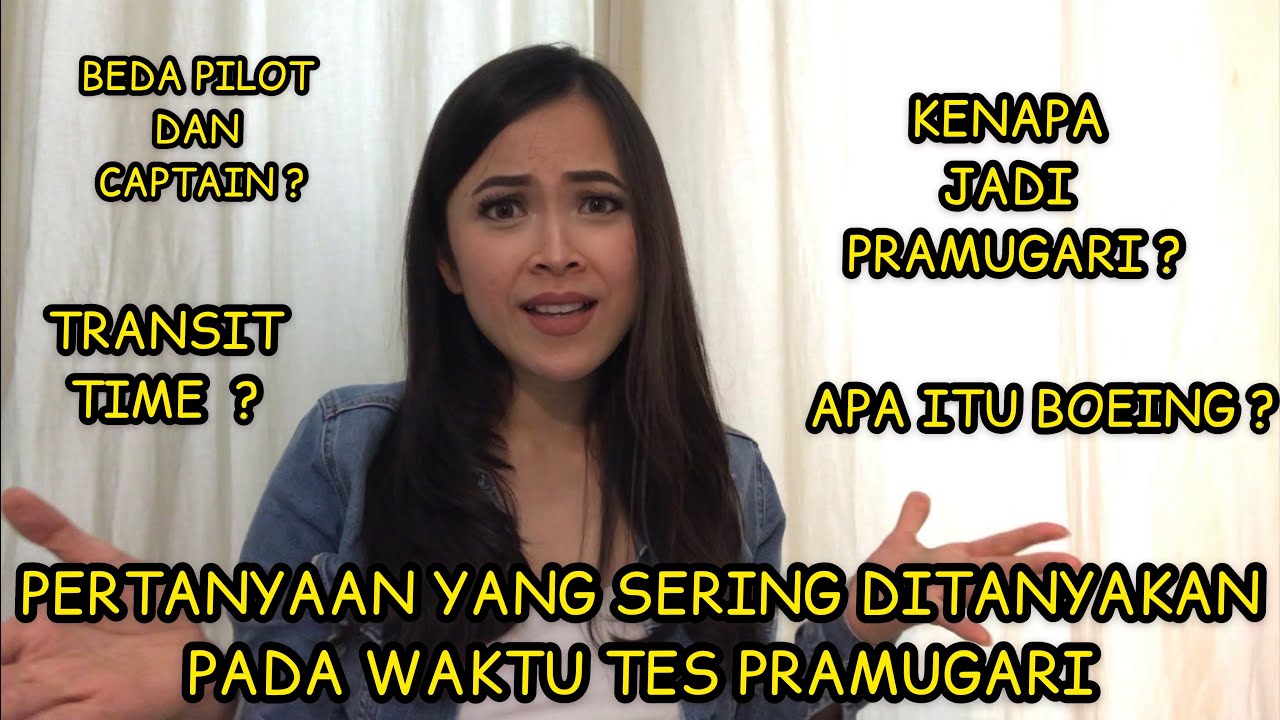 PERTANYAAN & JAWABAN INTERVIEW PRAMUGARI YANG SERING MUNCUL