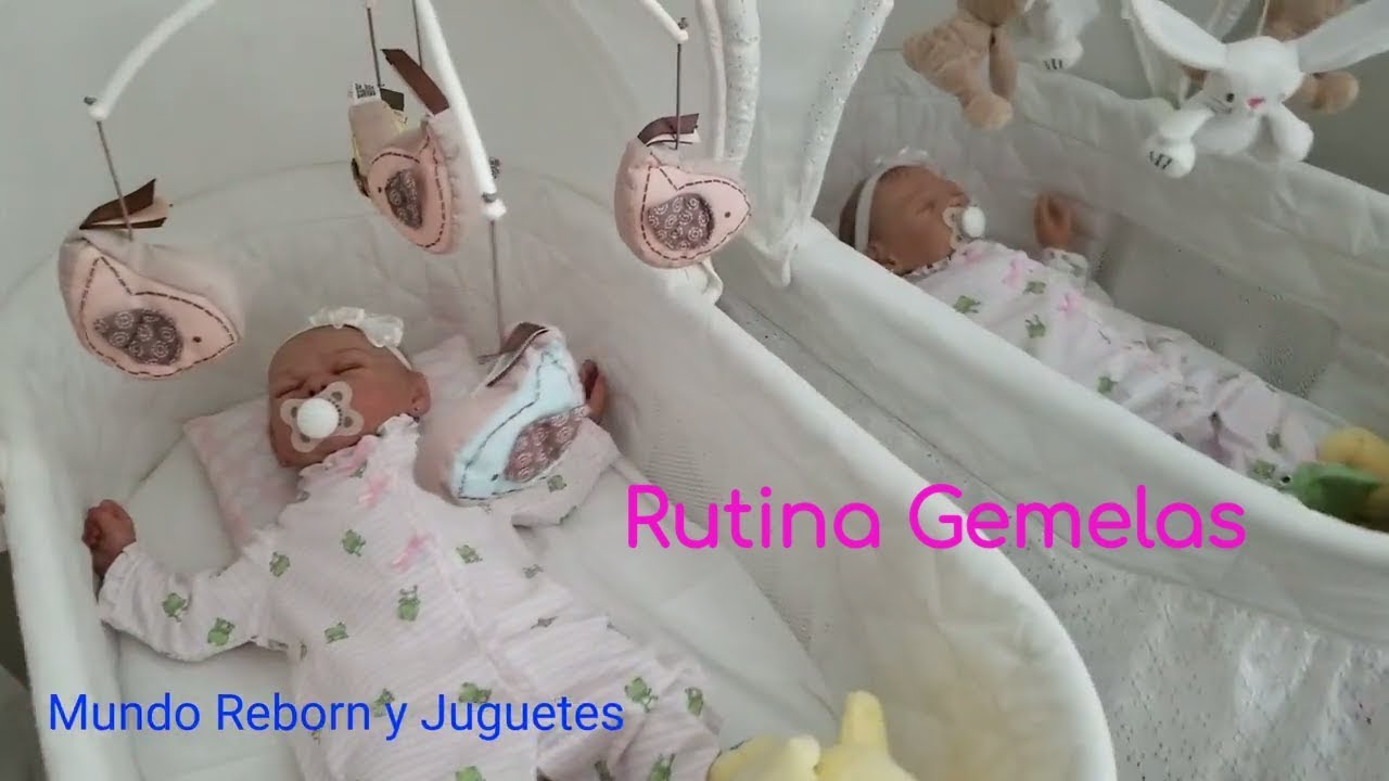 Rutina de Mañana de Bebés Reborn Gemelas Martina y Megan