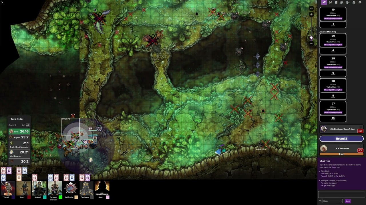 D&D 5e with 12 players! Every Saturday @7pm (11-15-2025)
