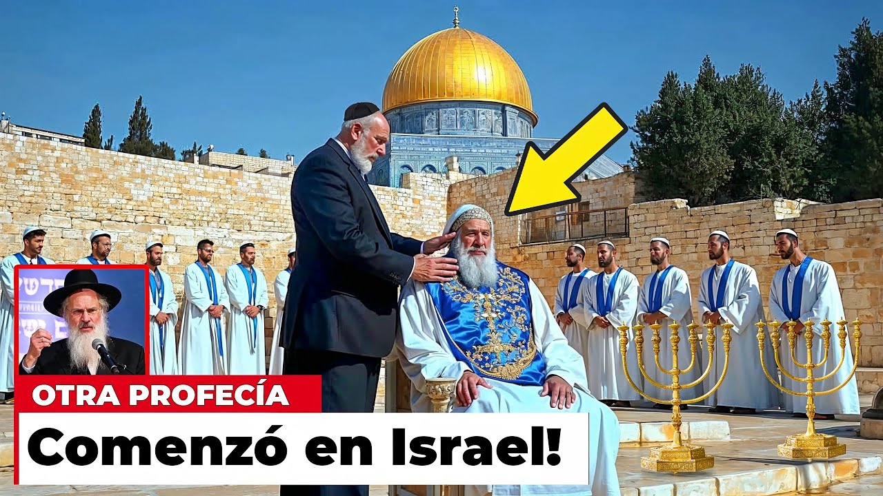 EL SUMO SACERDOTE DE ISRAEL YA ESTÁ LISTO... LA PROFECÍA DE DANIEL COMENZÓ