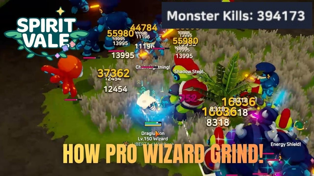 SPIRIT VALE! PRO TIPS: HOW TO WIZARD GRIND!