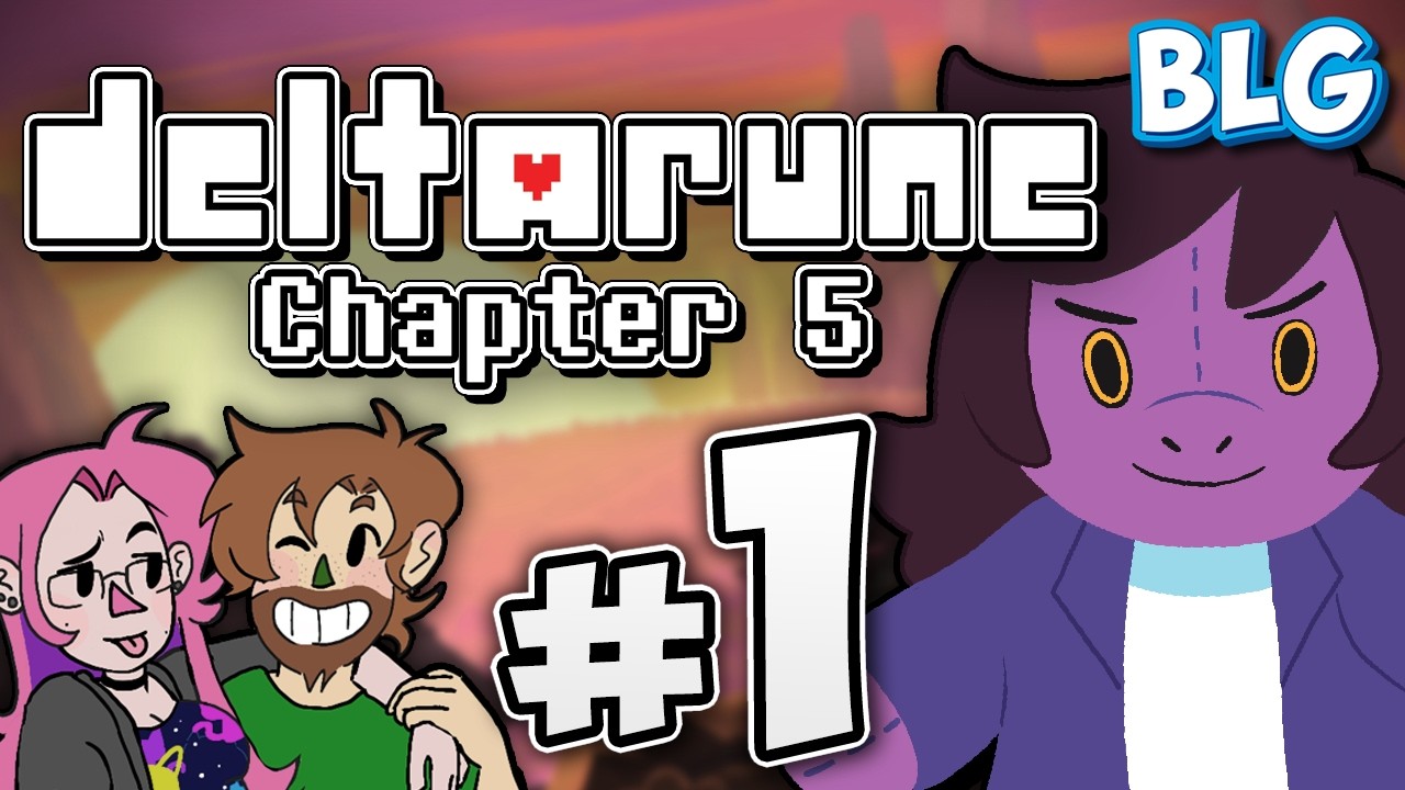 Lets Play Deltarune: Chapter 5 - Part 1 - Before the Festival