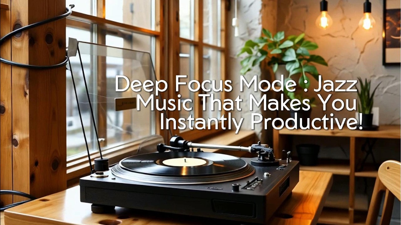 Smooth Jazz Café Music for Focus & Deep Productivity
