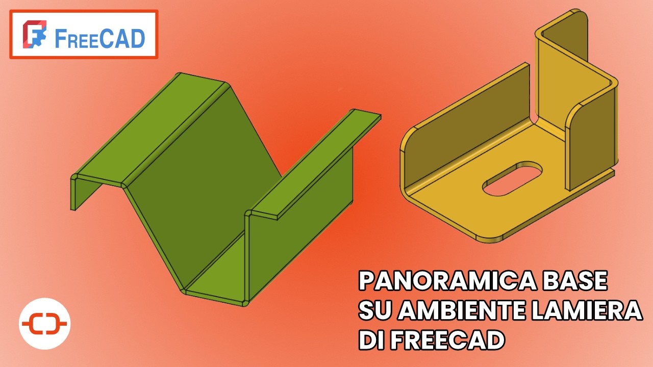 FREECAD - Panoramica base sull'utilizzo dell'ambiente lamiera.