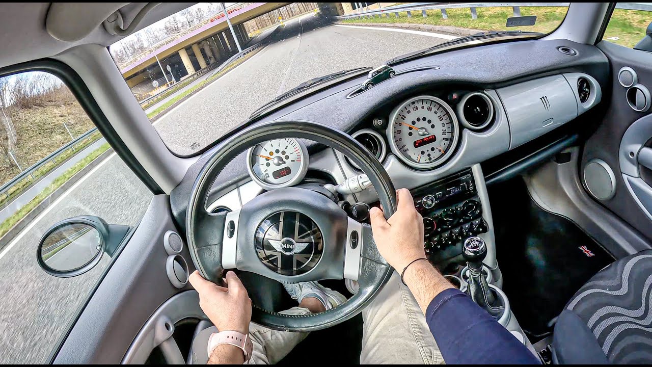 2001 Mini ONE R50 [1.6 90HP] |0-100| POV Test Drive #1642 Joe Black