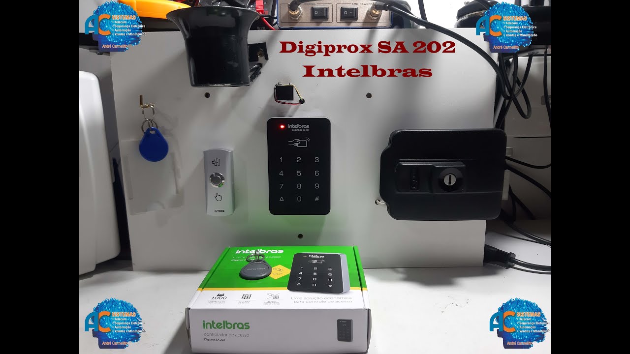 Como programar o controlador de acesso Digiprox SA 202 Intelbras