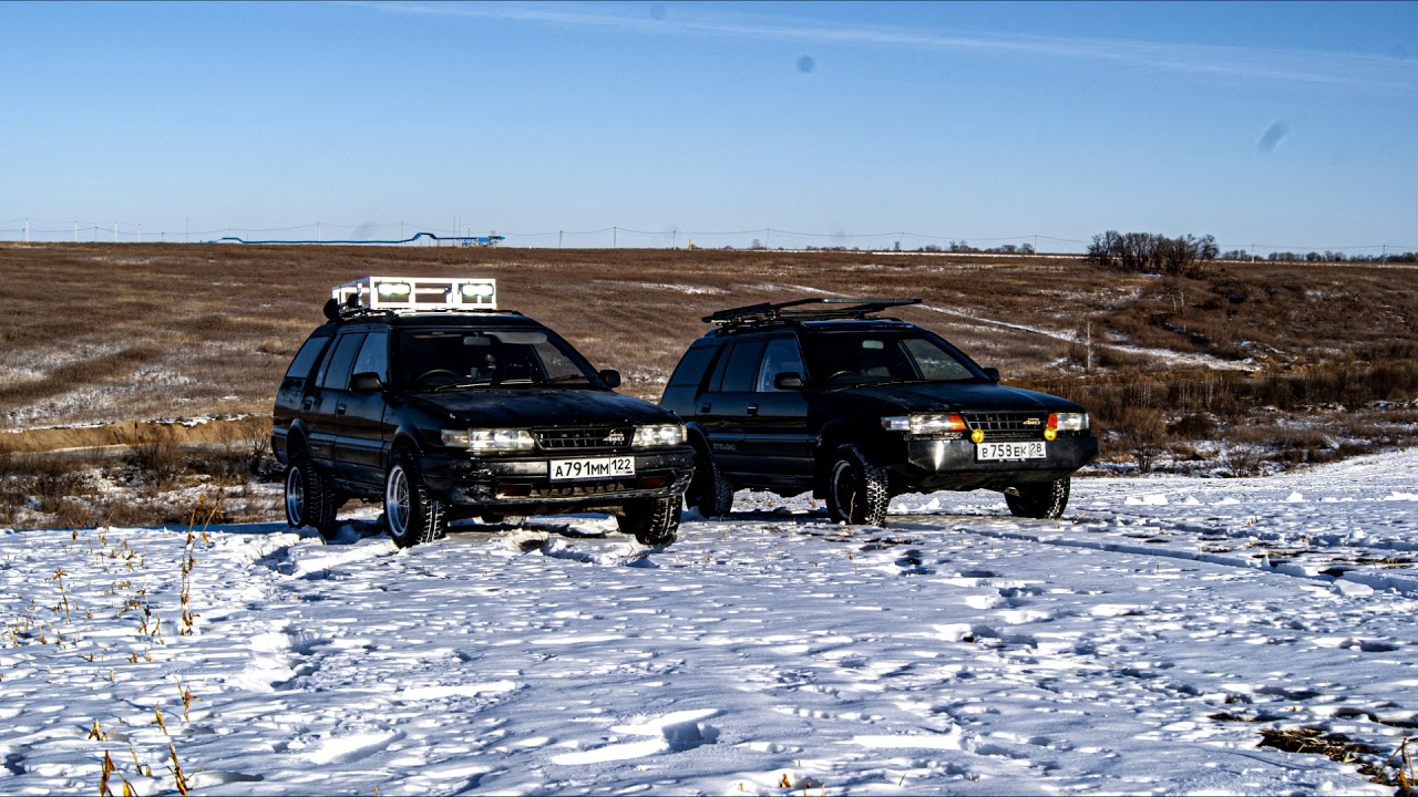 Субботний выезд  toyota carib - 2 лифтованных АЕ 95. Благовещенск