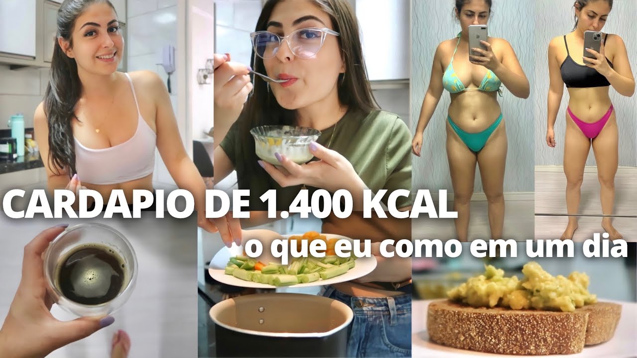 CARD&Aacute;PIO 1.400 KCAL: dieta flex&iacute;vel, o que eu como em um dia.