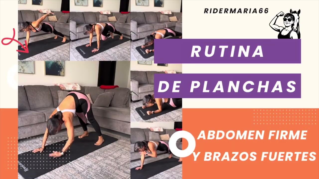 Rutina de Planchas para Abdomen Firme y Brazos Fuertes 🔥 (5 Minutos)