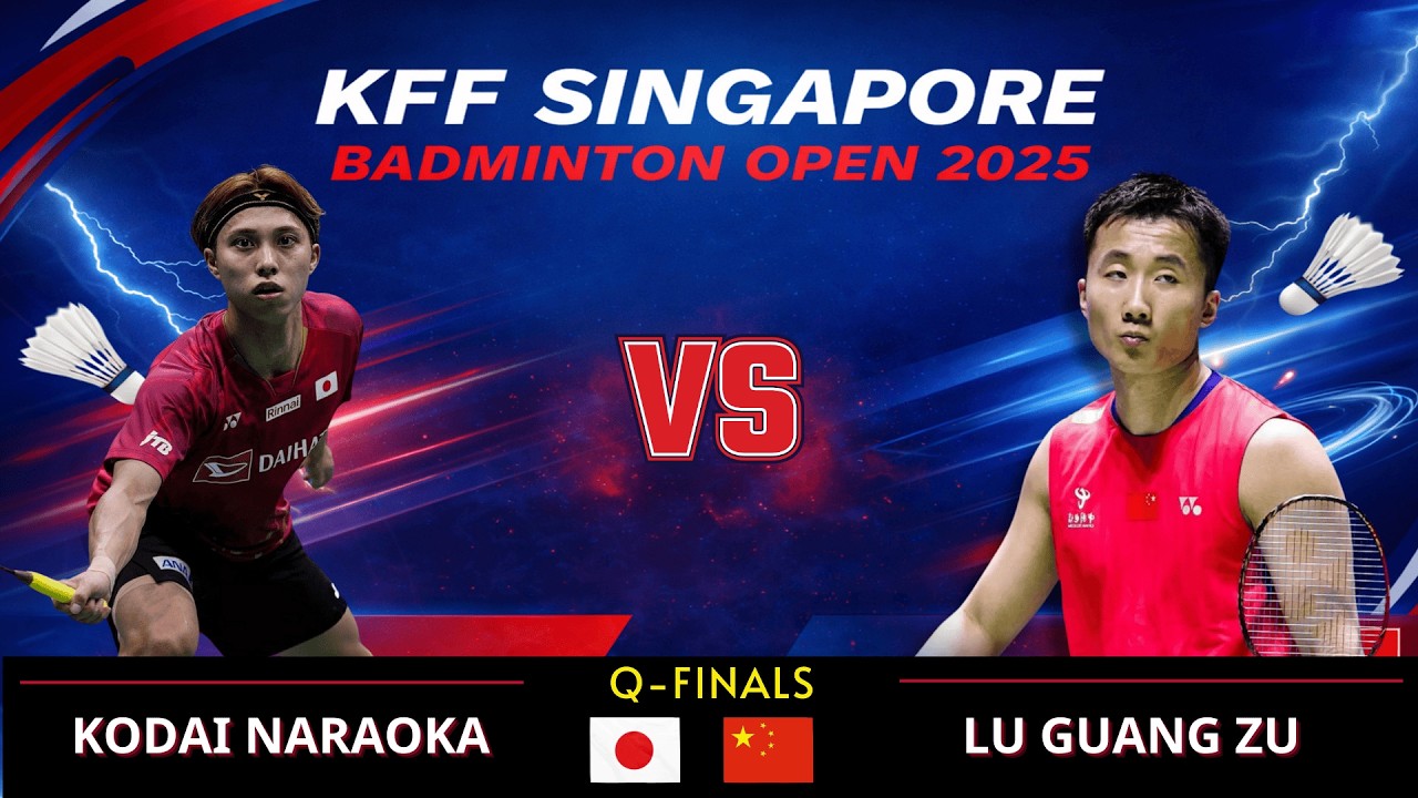 🔥 UNSTOPPABLE 🔥 奈良岡功大（JPN） vs 陸光祖（CHN）｜フルスコア｜フルHD 1080p｜準々決勝 | Kodai Naraoka vs Lu Guang Zu