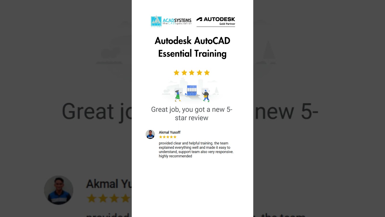 Google review on AutoCAD training