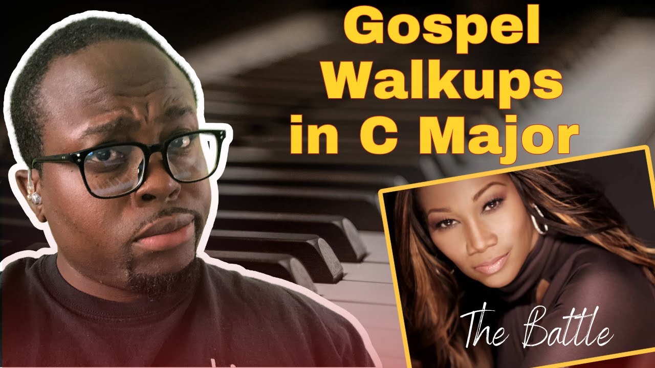 Beginner Gospel Walkups In C Major | The Battle
