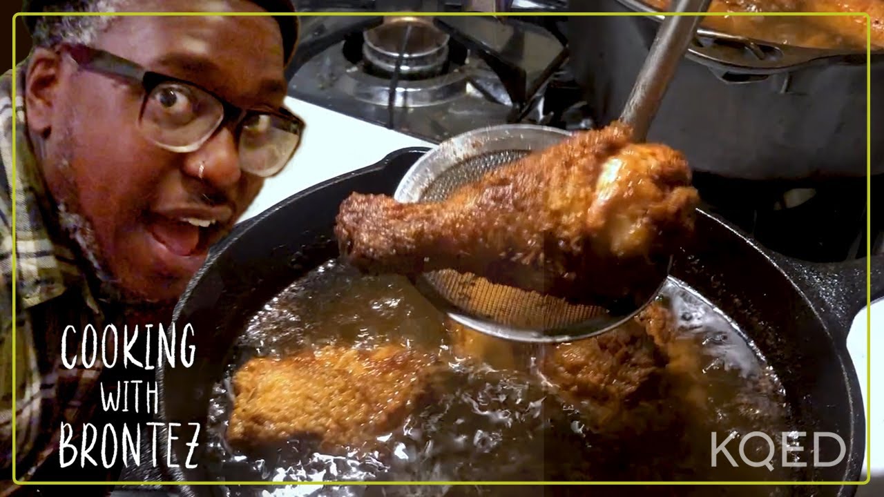 Southerner Makes Fried Chicken for the First Time | Cooking with Brontez