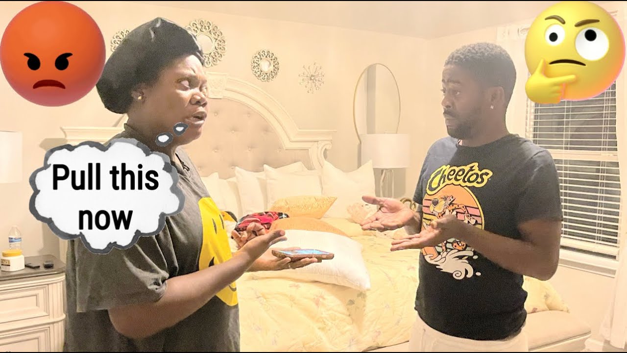 CHANGE MY PHONE PASSWORD PRANK ON MY WIFE