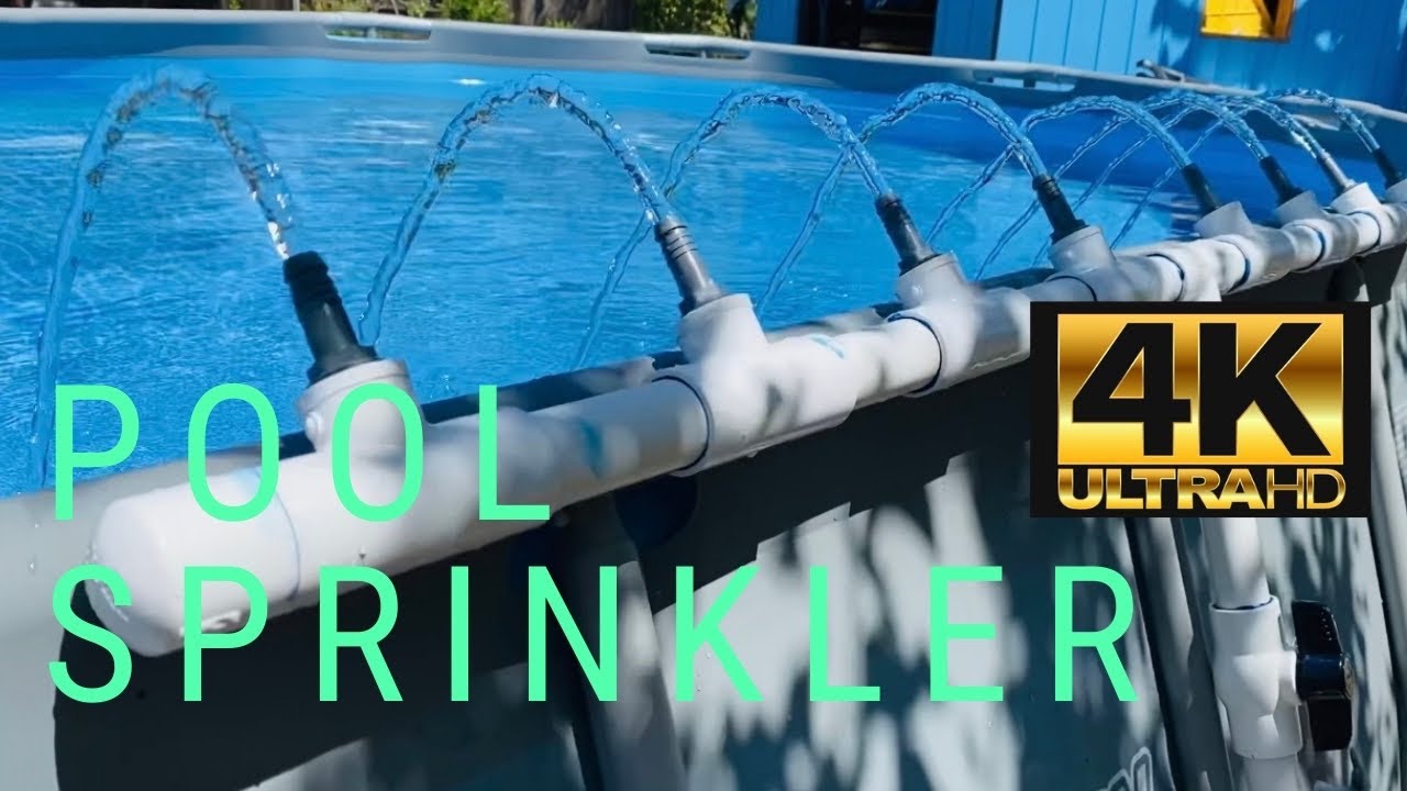 Pool Sprinkler Fountain DIY - How To Build A Fountain Sprinkler System For Your Pool