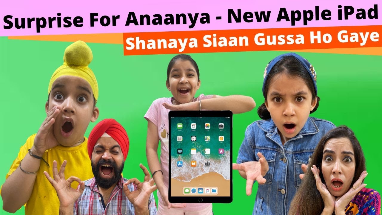 Surprise For Anaanya - New Apple iPad Shanaya Siaan Gussa Ho Gaye | RS 1313 VLOGS
