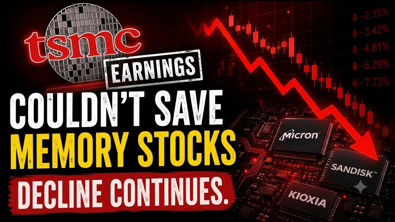TSM Earnings Couldn't Save Memory | Micron / SNDK / SK Hynix / NVDA / AMD / ARM / AVGO / INTC / STX