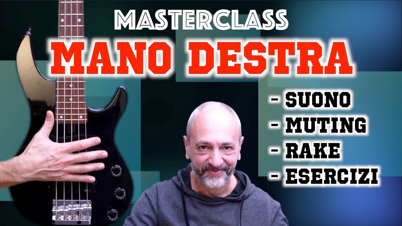 Masterclass Mano Destra | Suono Pulito, Muting e Groove: esercizi con metronomo (Bass And Things)