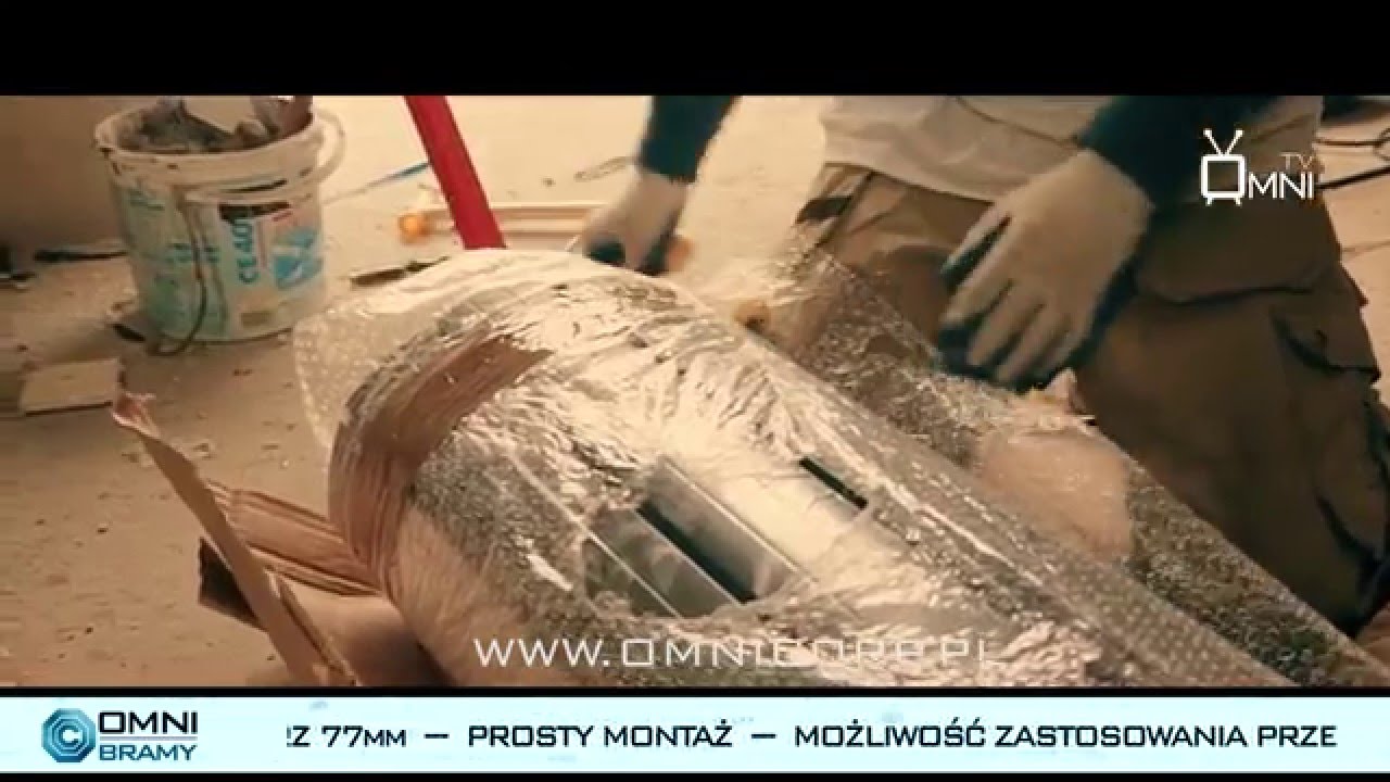 Montaż bramy rolowanej OMNIbramy firmy OMNIcorp - BRAMA ROLOWANA