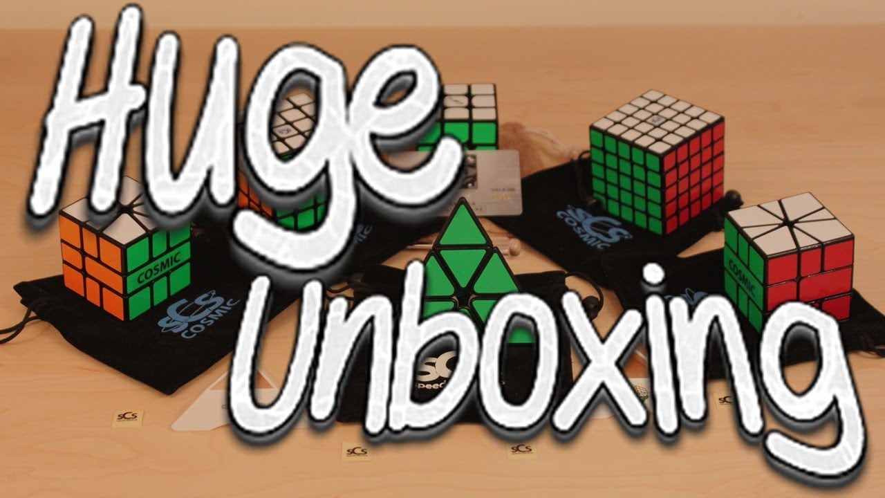 Huge $200+ SpeedCubeShop Unboxing (Cosmic Cubes and More)