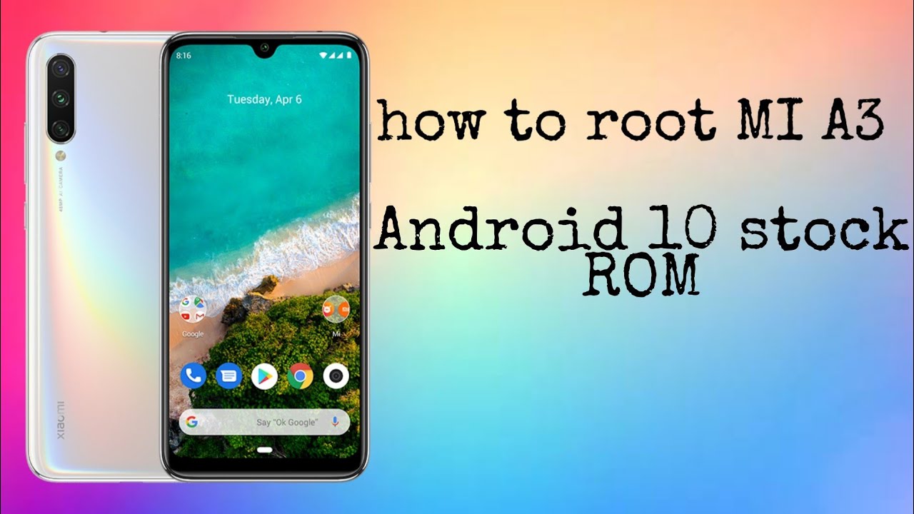 HOW TO ROOT MI A3 STOCK ROM