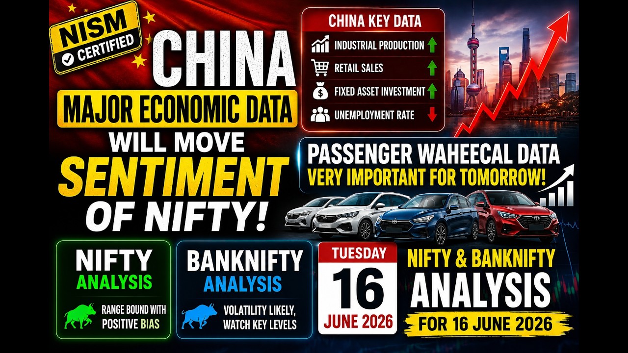 🔴NIFTY TOMORROW 16 JUNE 2026 TUESDAY ANALYSIS  | BANK NIFTY ANALYSIS | NIFTY / BANK NIFTY TOMORROW