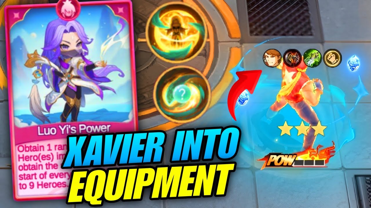 NEW COMMANDER LUO YI making HEROES INTO EQUIPMENTS!! (Magic Chess Go Go)