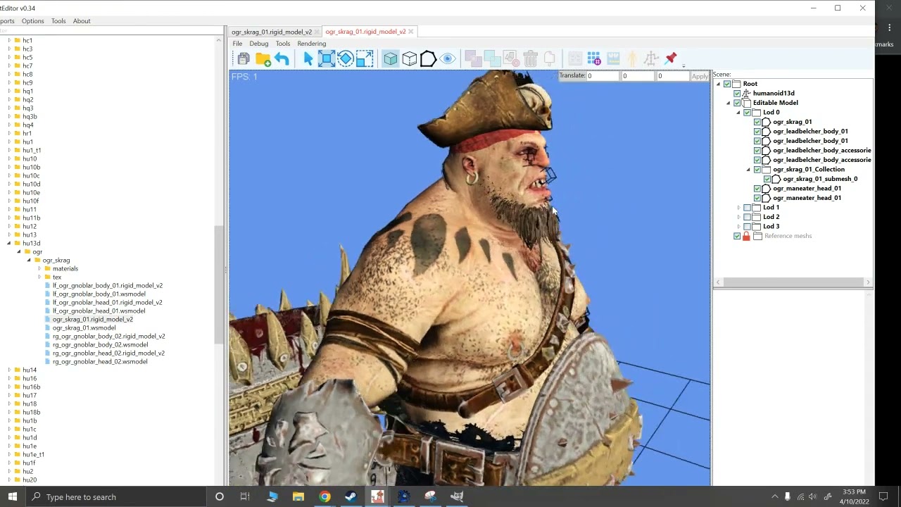 How to Make A Mod for Warhammer 3: Skrag Reskin