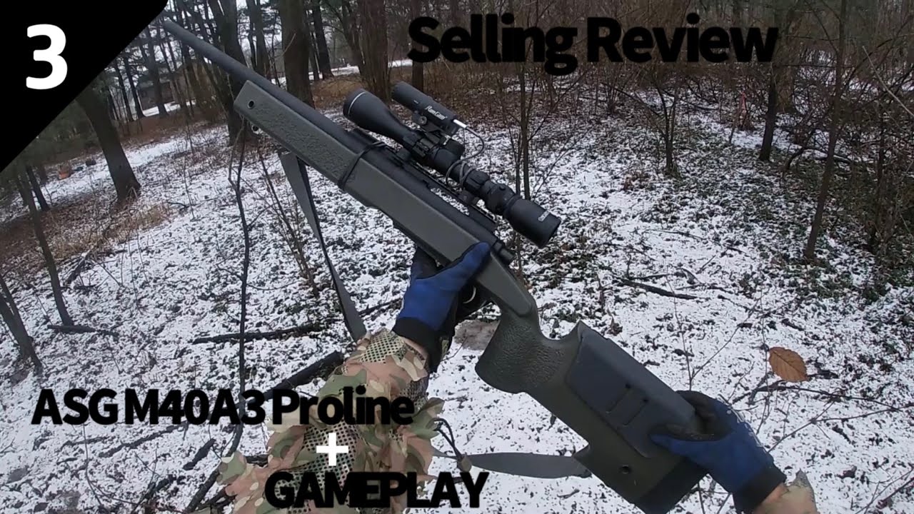 ASG M40A3 Proline Shooting 550 Fps | Airsoft Selling Review 3
