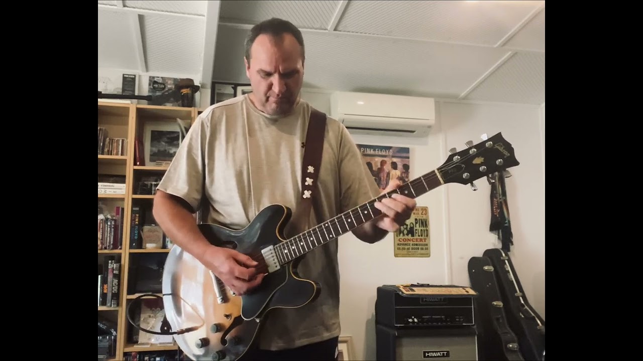 &ldquo;Dark And Velvet Nights&rdquo; (David Gilmour guitar solo cover)
