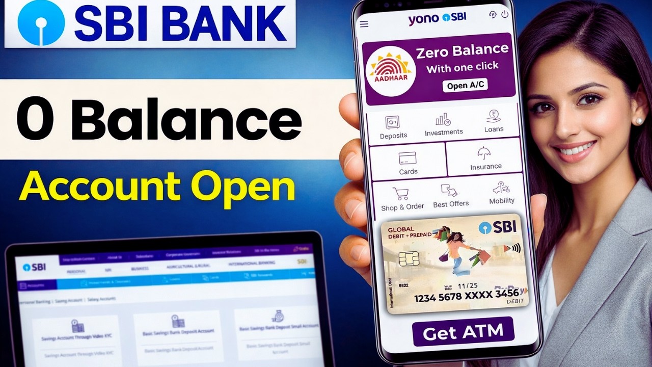 SBI Zero Balance Account Opening Online 2026