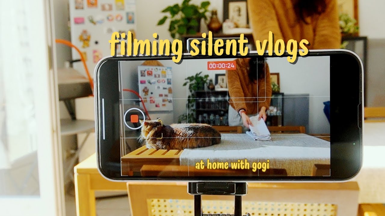 How to Film Aesthetic Silent Vlogs with an iPhone  (Beginner guide) 📱