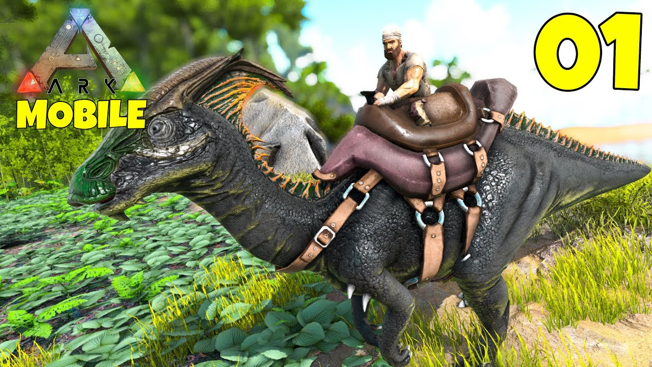 The Solo Ark Mobile Journey Begins! The Island Episode 01