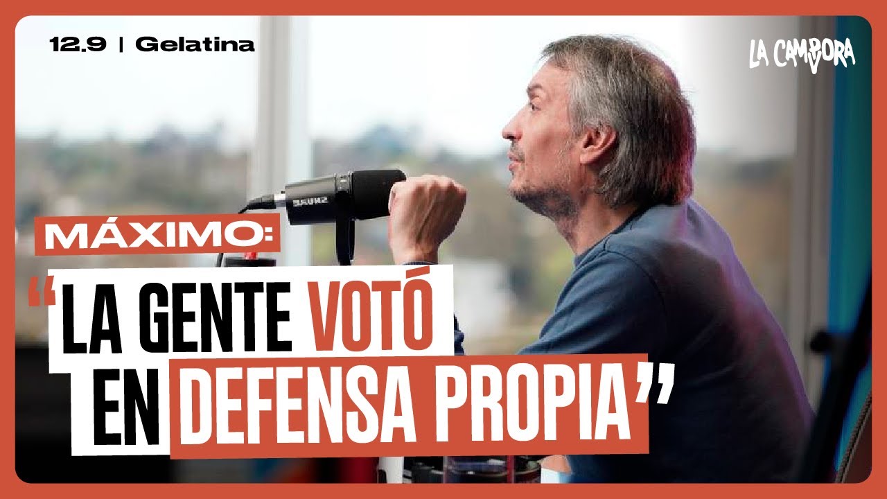 Los VETOS de MILEI son dictados por el FMI | M&Aacute;XIMO KIRCHNER en GELATINA 