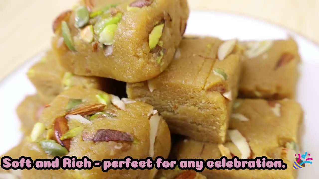 Healthy Indian Sweet Made with Protein Rich Yellow Lentils | No Sugar, No Maida | Festival sweet