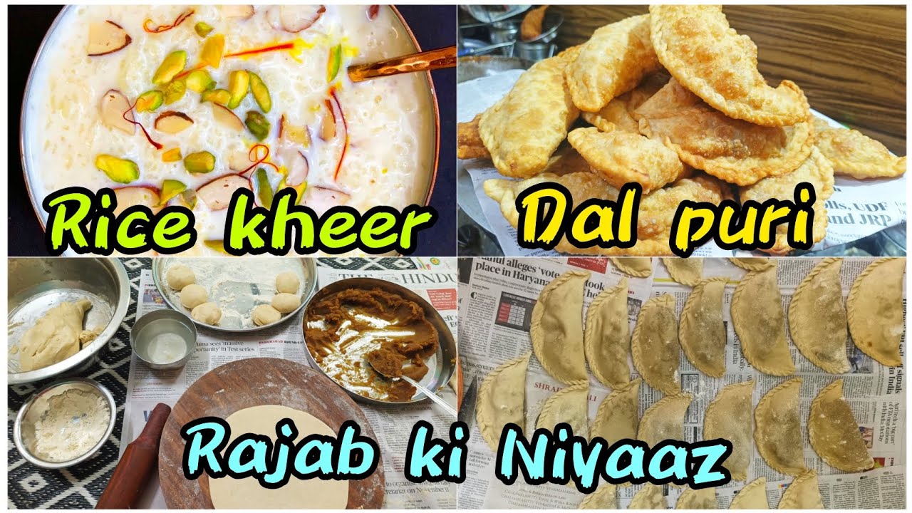Rajab ke Mahine Mai Banao Ye Recipe Dal ki Puri & Rice kheer. #like #subscribe 