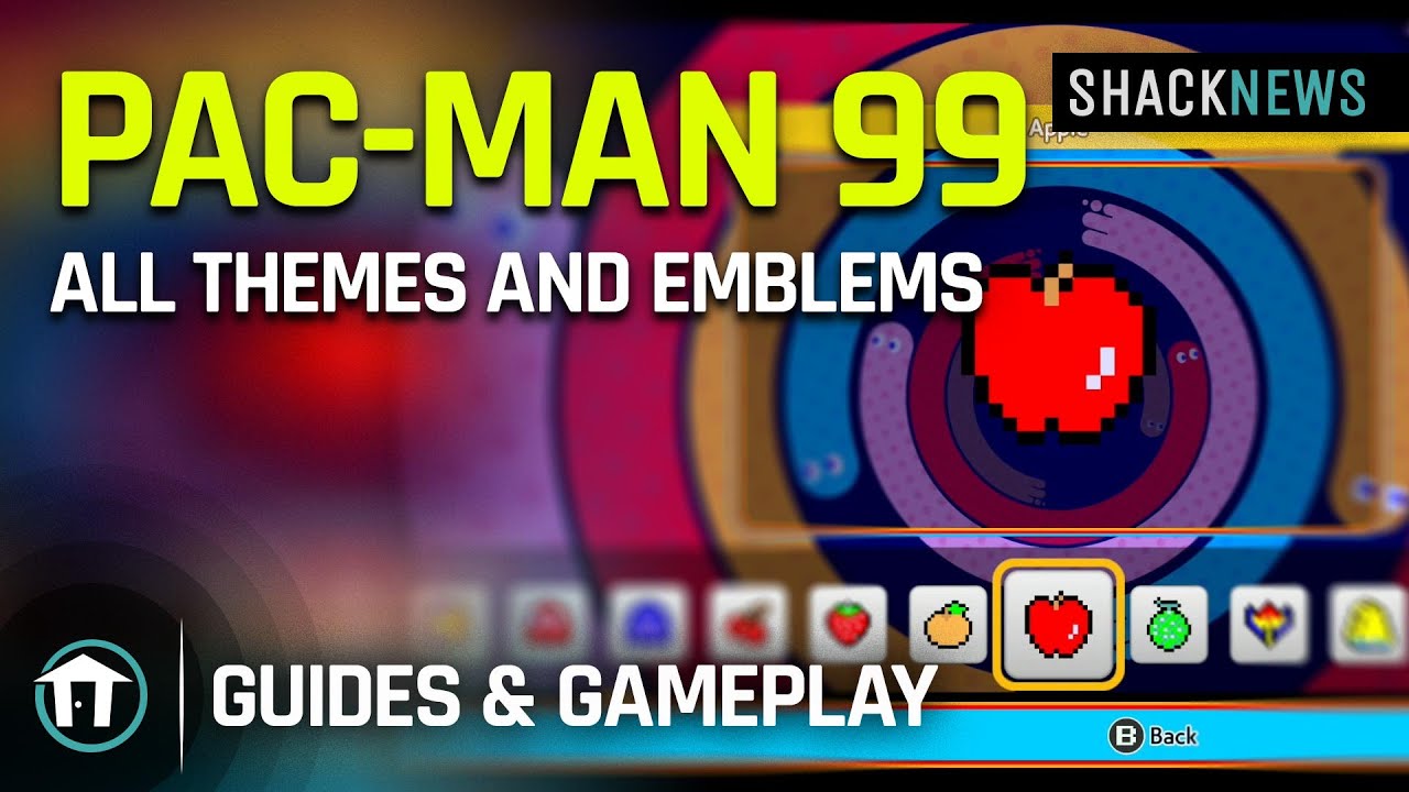 PAC-MAN 99 All Themes and Emblems