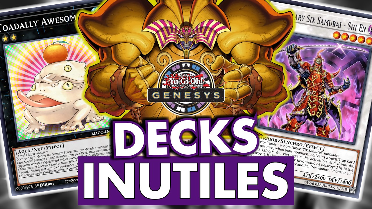 Los PEORES Decks del Formato GENESYS | YuGiOh Genesys