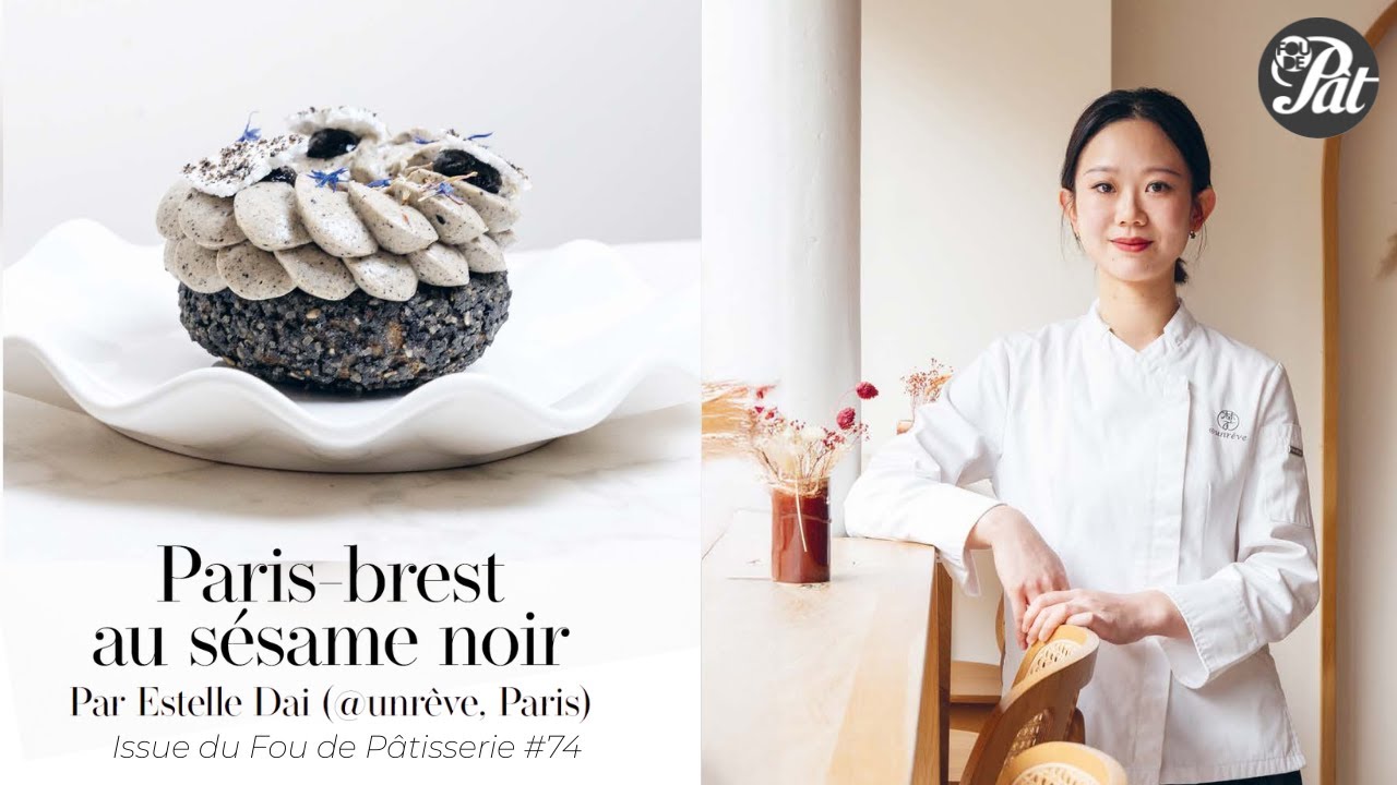 Paris Brest au sésame noir par par Estelle Dai (aunrève, Paris) issue du Fou de Pâtisserie #74