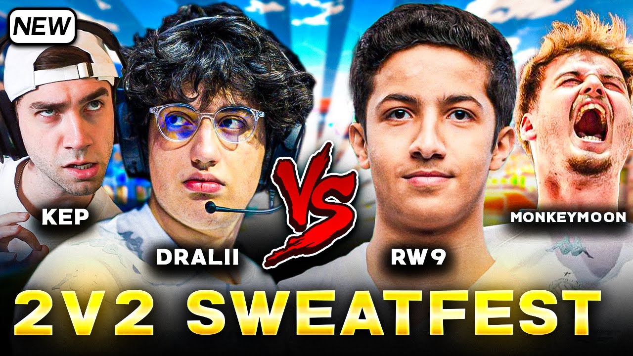 RANKED WITH WORLD CHAMPION DRALII vs RW9 & MONKEYM00N | Rocket League