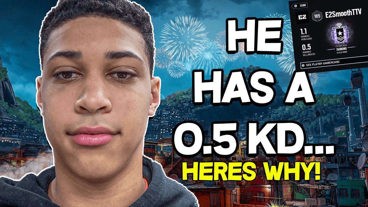 E2 SMOOTH IS A CHAMPION WITH A 0.5 KD... HERES WHY! - RAINBOW SIX SIEGE