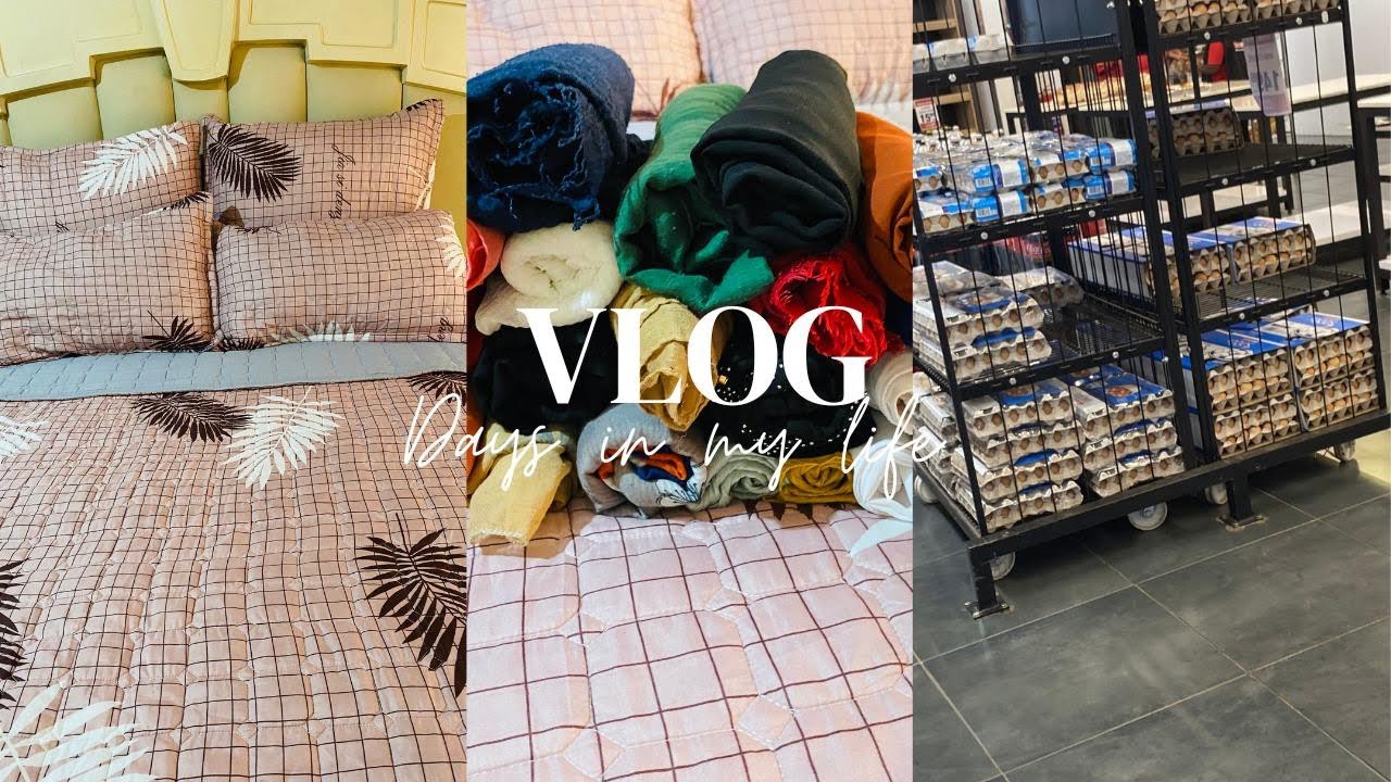 Spend few days with me || folding clothes || new  bedding ||  khimar and scarfs ❤️‍🔥❤️‍🔥