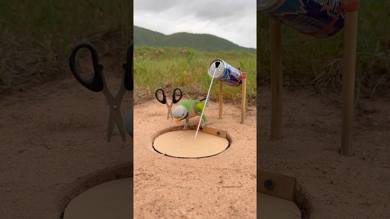 Creative Awesome Unique Parrot Trap #shorts