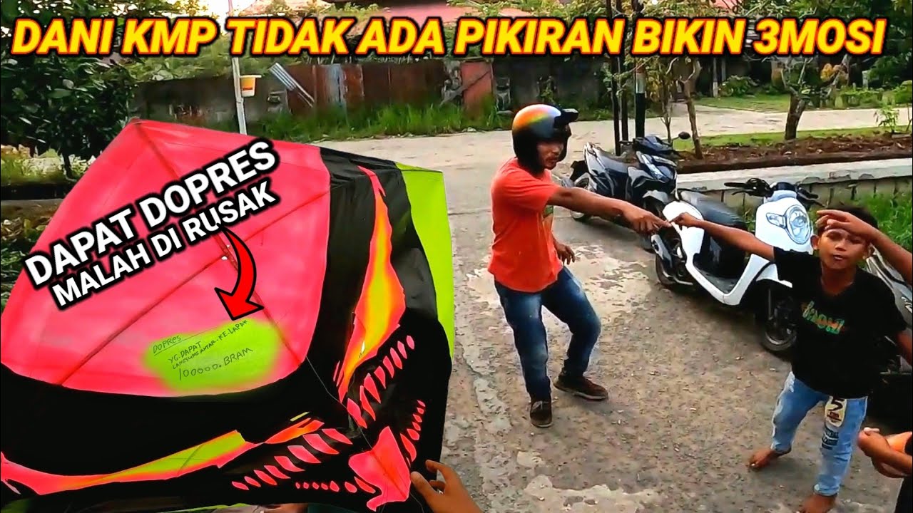 ENOJPS MARAH BESAR LAYANGAN DOPRES  DI HANCUR KAN DANI KMP