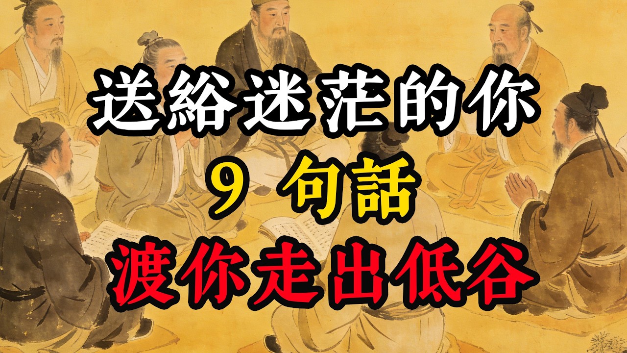 送給迷茫的你：9 句話，渡你走出低谷#成功思维模式 #识人术 #人生感悟 #生意思维 #智慧 #财商之道 #成长型思维 #谋略