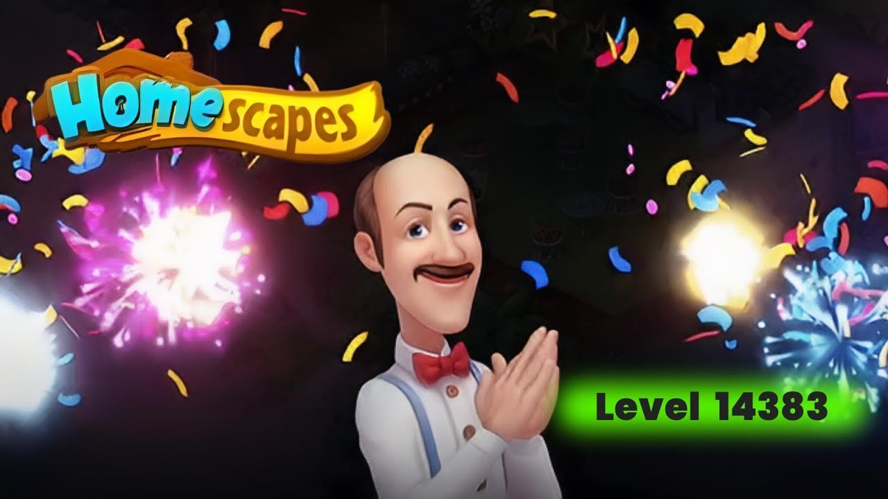 👇🔥HomeScapes Level 14383 | 143 Stars ⭐ Insane Perfect Run!
