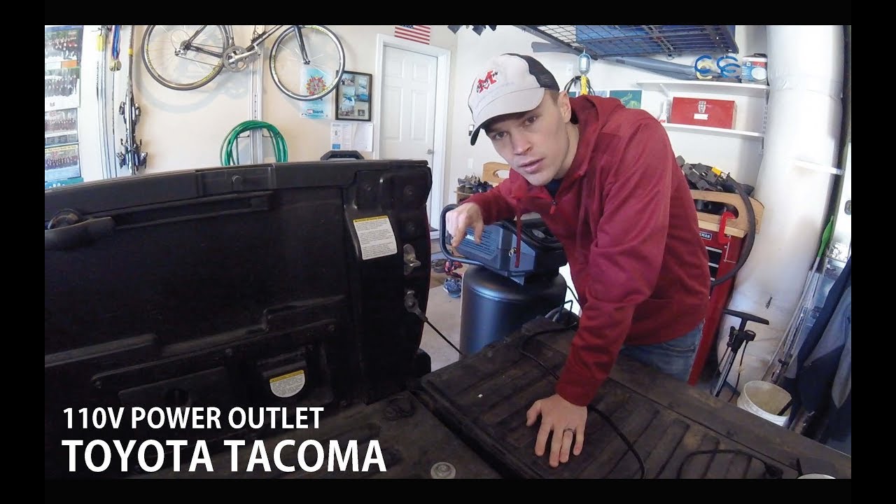 Использование прикроватной розетки Tacoma 110 В
