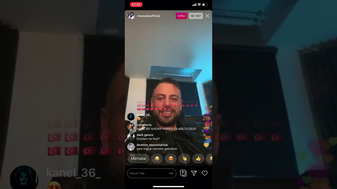 Massaka İnstagram Canlı Yayın (10.02.2020)